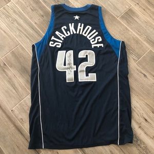 Jerry Stackhouse Signed Dallas Mavericks Jersey